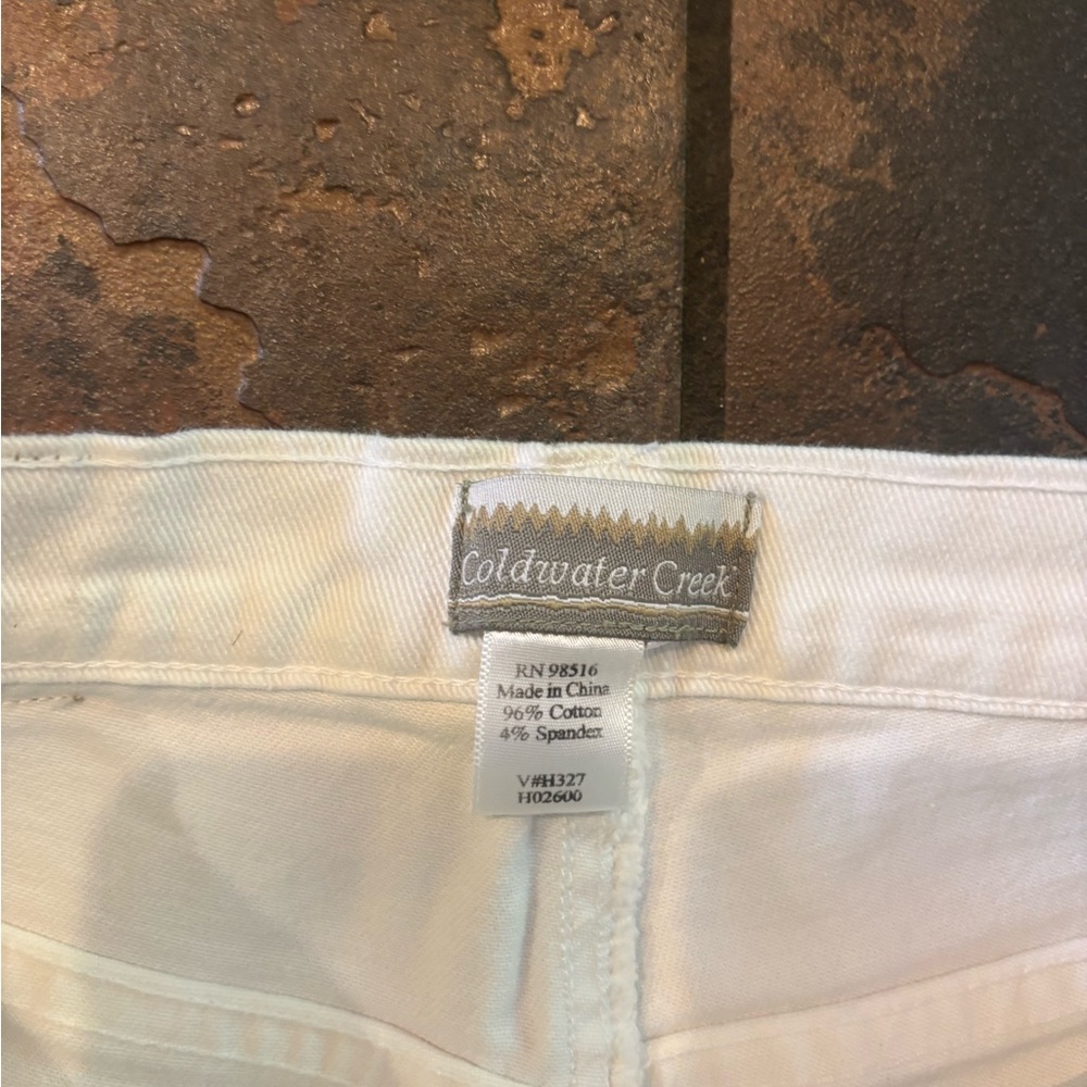 ⭐️⭐️Cold water creek White High-Waisted Jeans - Picture 3 of 4